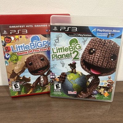 Little Big Planet Lot 1 & 2 PS3 PlayStation 3 Complete w/ Manual Sony