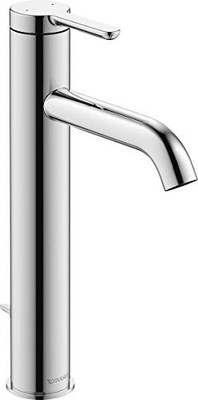 Duravit C1 Single handle lavatory faucet L, with pop-up and drain assembly