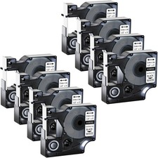 For DYMO Rhino 4200/5200 Heat-Shrink Tube 18055 Industry Label Tape 1/2"x5' 8PCS