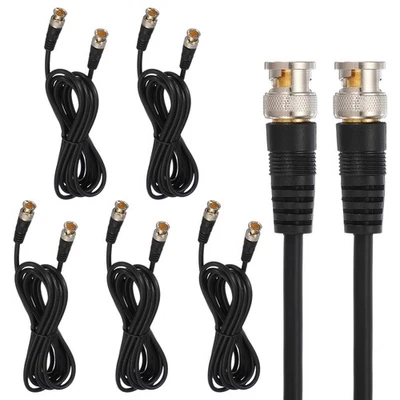 Câble coaxial BNC mâle à BNC mâle, 5Pcs 3 m 75-3 pour CCTV Camera - Photo 1/4