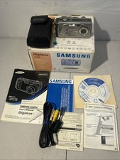 Samsung Digimax 430 4.0MP Digital Camera - Silver In Box W/ Extras
