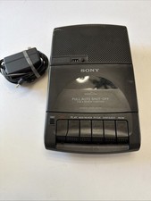 Sony TCM-929 Cassette-Corder Portable Cassette Tape Recorder Player w/Power Cord