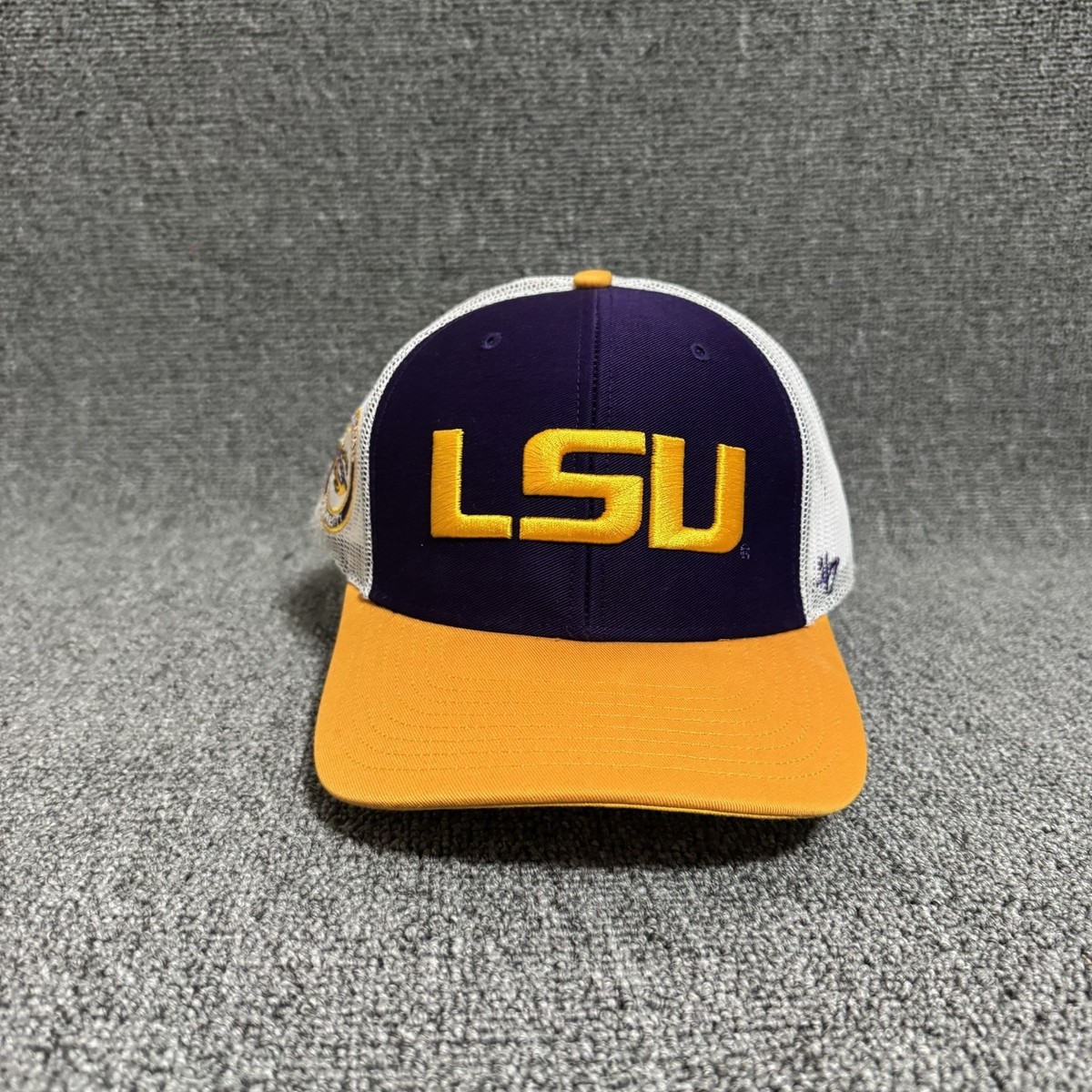 '47 Brand LSU Tigers Trucker Snapback Purple Gold White One Size Hat
