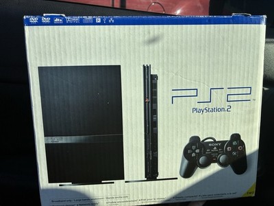 Sony PlayStation 2 Slim Black Console Gaming System Used in Box