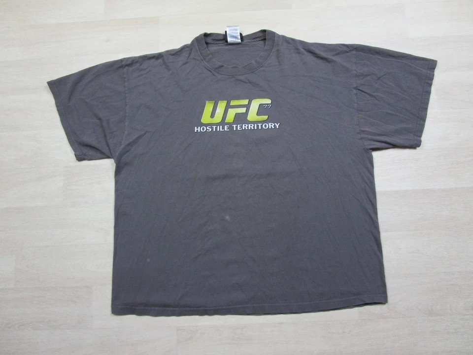 Camiseta UFC 77 Territorio Hostil (2XL) Silva Vs Franklin Lucha MMA Y2K De Colección Foto 2 de 4
