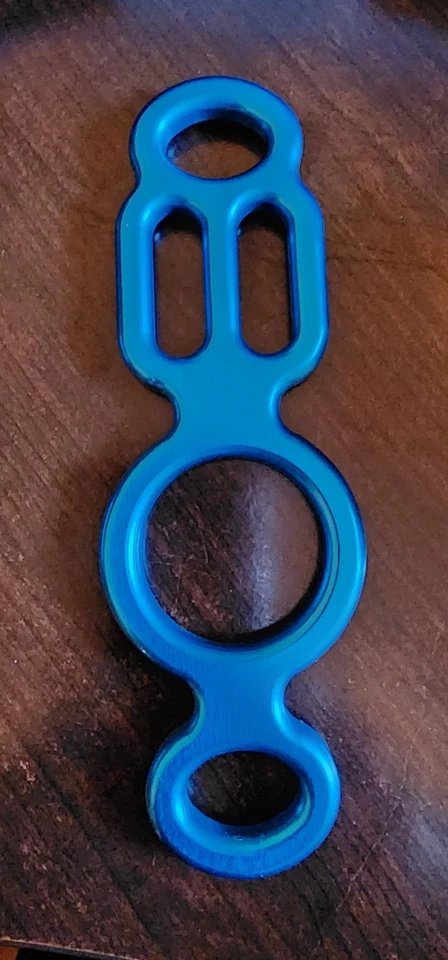 Blue Rock Exotica F10 Totem Descender 30KN Climbing Canyoneering Made in the USA - Image 2 of 2