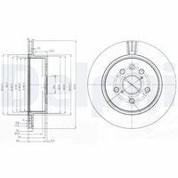 2X Bremsscheibe Hinterachse FüR Lexus GS IS II III C RC