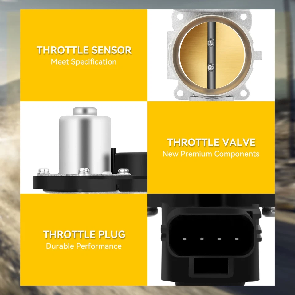 Throttle Body For Ford Explorer Mercury Mountaineer 4.6L 2007 2008 2009 2010 - Image 4 of 4