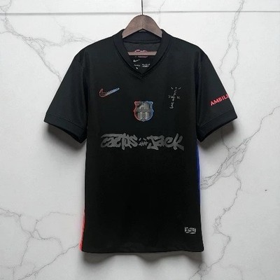 24/25 barcelona jersey cactus jack away kit, sizes small, medium