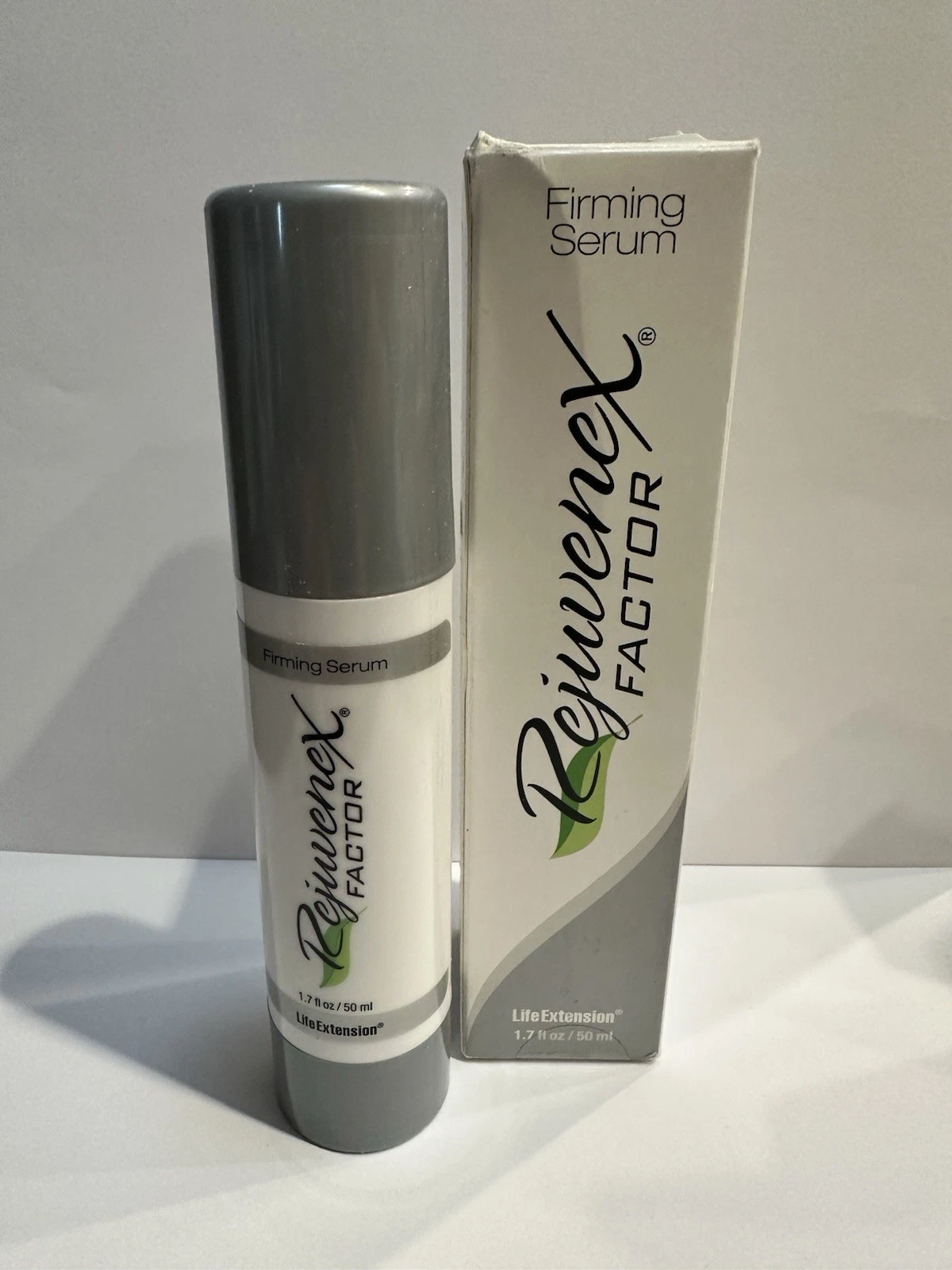 NEW IN BOX REJUVENEX FACTOR FIRMING SERUM LITE EXTENSION 1.7 OZ