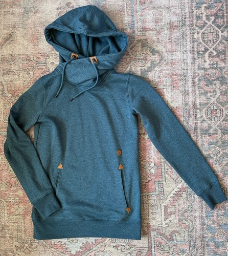 Volcom Tower Pullover Hoodie - Women's XS Storm Blue NWT Sweatshirt - Picture 1 of 8