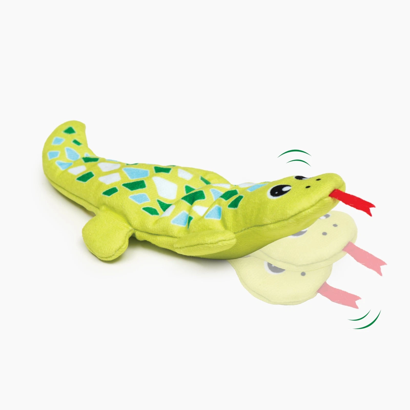 Catit Groovy Gecko Interactive Cat Toy Flopping Motion Toy with Catnip &