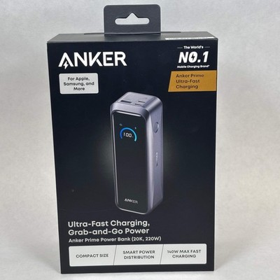 Anker Prime 20 000mAh Fast Charging Portable 3-port 220W Power