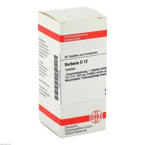 3x BERBERIS D 12 Tabletten 80 ST PZN 2126426