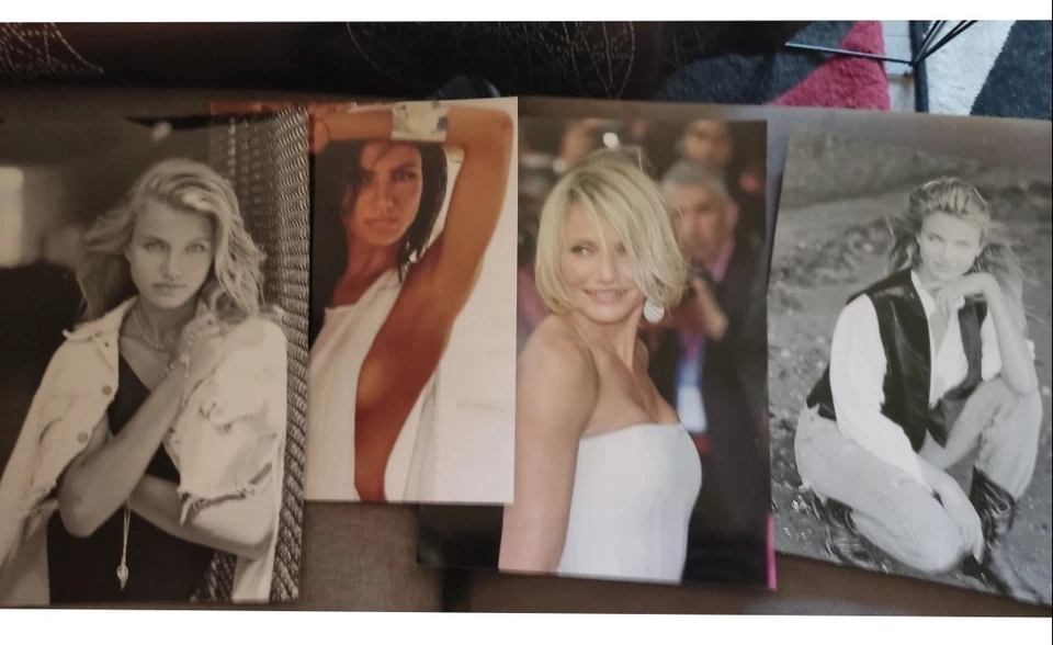 Lot de 4 Photos de L'actrice Cameron Diaz Format A4 Port GRATUIT  - Photo 1/1