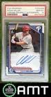 Aidan Miller PSA 10 2024 Bowman Chrome Auto Phillies 1st 9432