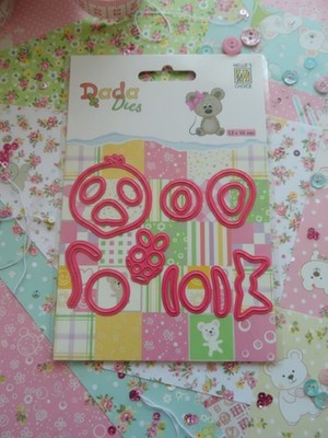 Stanzschablonen/Cutting Dies/neu/Dada Dies/Maus/Nellie´s Choice