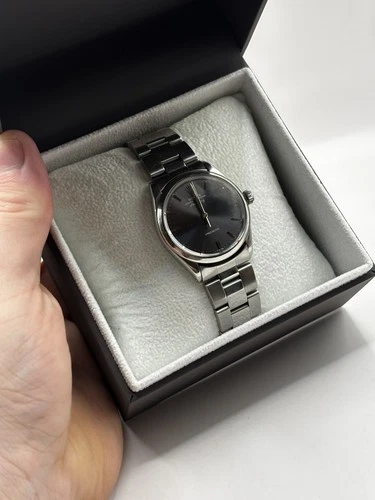 1968 vintage Rolex Air King Precision 5500 Oyster Perpetual Grey Dial Watch