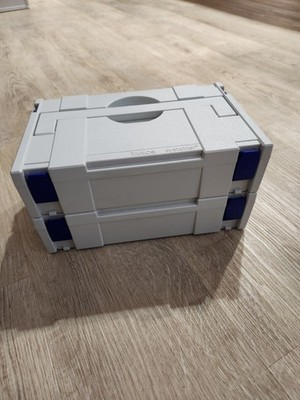 2 SYSTAINER MINI CLASSIC GR. I · LICHTGRAU · SCHNAPPER BLAU · TANOS/FESTOOL *TOP