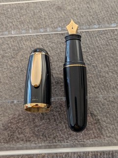 vtg Black Gt Tombow Egg 808fp Fountain Pen Steel Gp F Nib