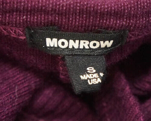 Women's Monrow Merlot Short Sleeve Super Soft Rib… - image 5