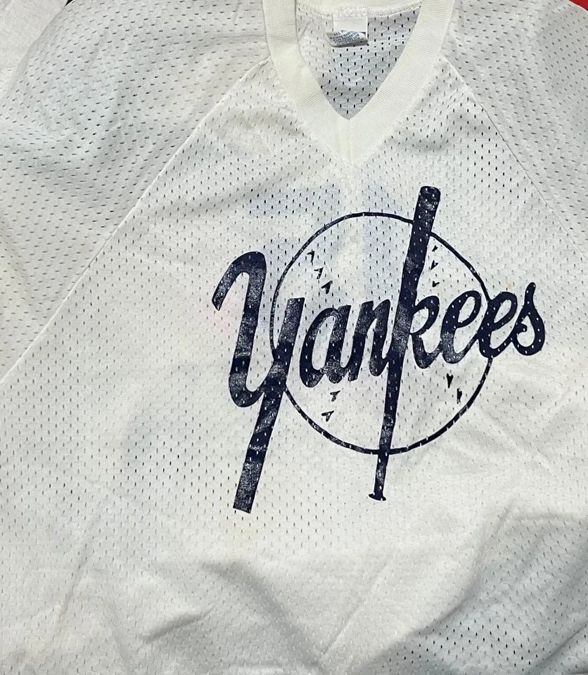 THURMAN MUNSON 15 New York Yankees Men Pullover Nylon 1970s Jersey M MJ Soffe - Image 2 of 4