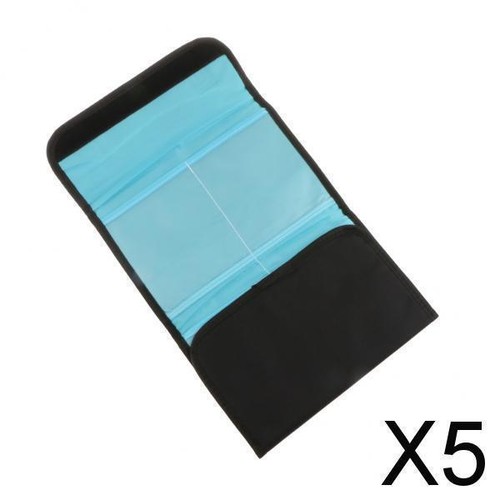 5X 6 Taschen Kamera Filter Linse UV CPL Stoßfest Tasche Etui Etui Geldbörse Tasche-L