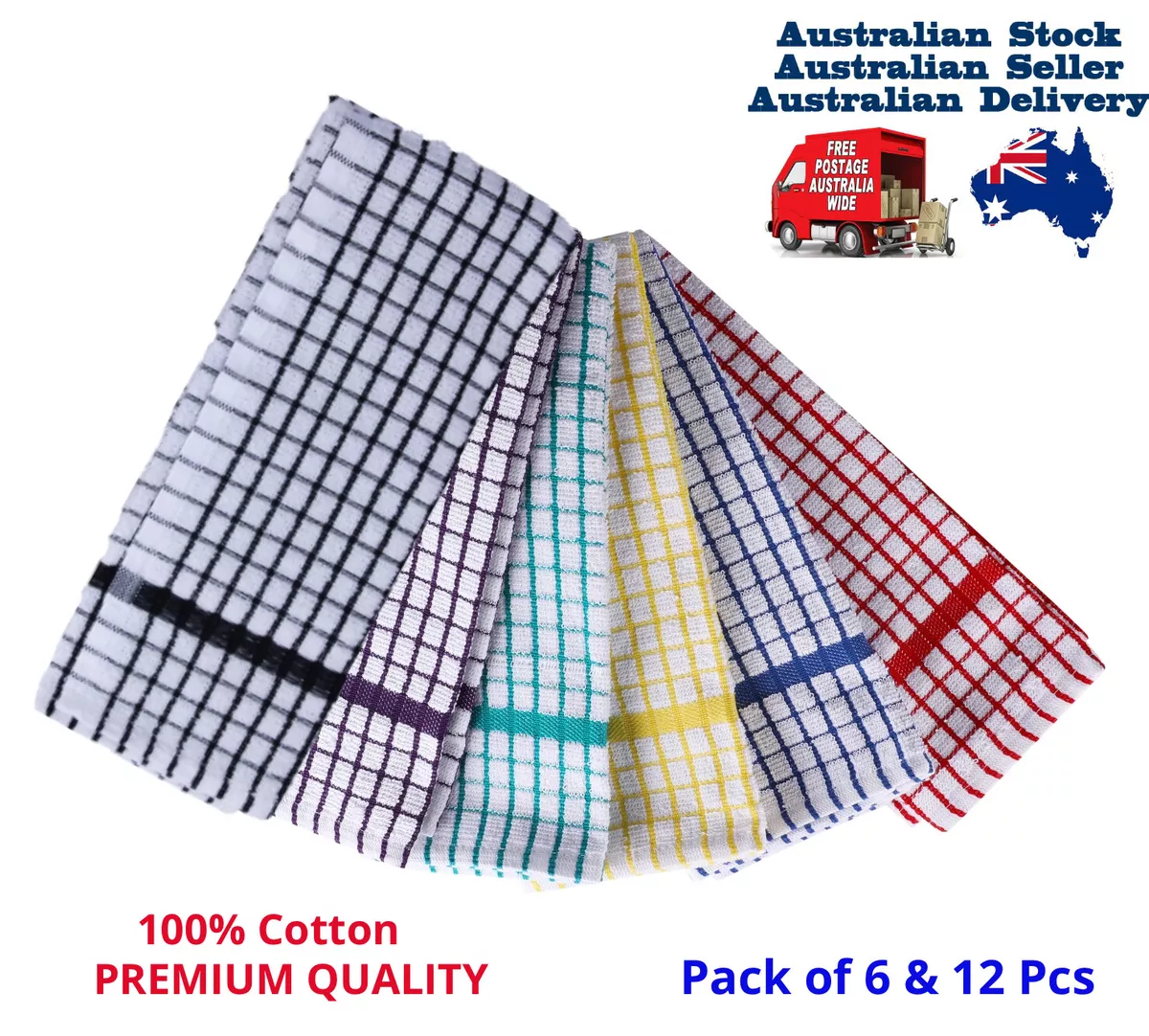 Tea towel size sale