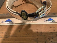 Zep Pro Leather Embroidered Sailfish Belt size 32