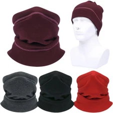 Winter Fleece Neck Gaiter Ski Warmer Balaclava Windproof Face Mask Scarf Bandana