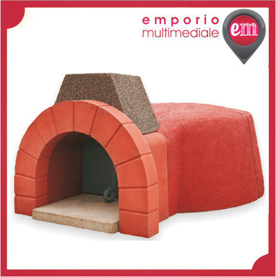 FORNO A LEGNA REFRATTARIO PREFABBRICATO MOD.120 cm PER PIZZA PANE DOLCI  COMPLETO | eBay