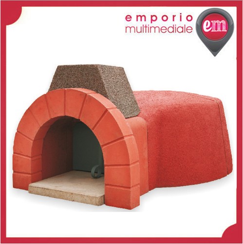 FORNO A LEGNA REFRATTARIO PREFABBRICATO MOD.120 cm PER PIZZA PANE DOLCI  COMPLETO | eBay