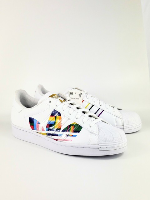 adidas Original Superstar Pride Shoes Men's Size 10 FY9022 for sale online | eBay