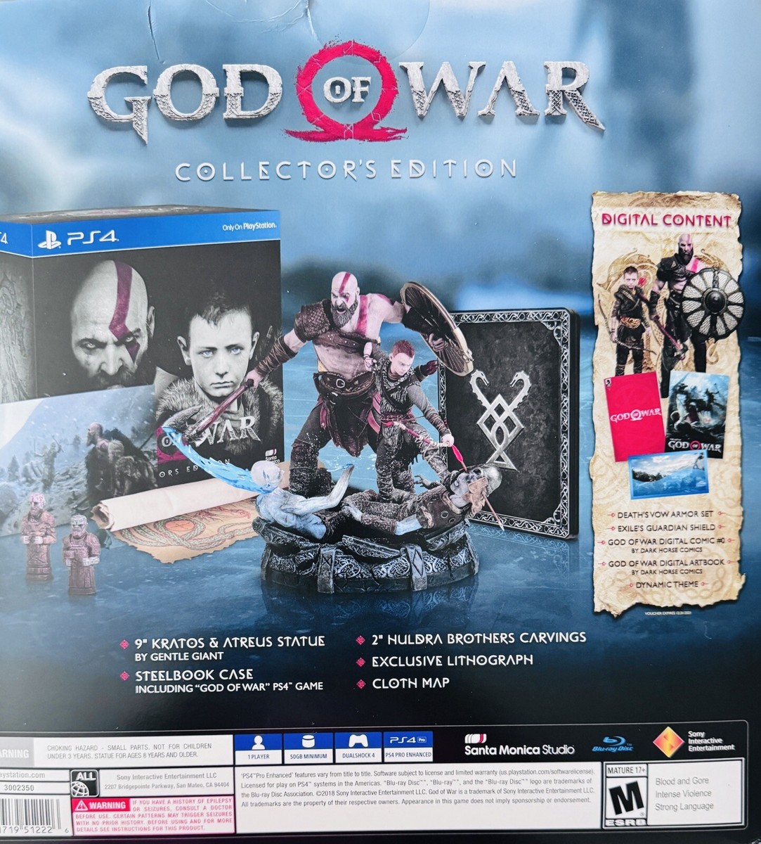 God of War - Collectors Edition - Sony PlayStation 4 for sale