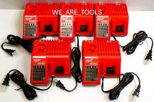  5 Milwaukee GENUINE New Battery Chargers M18 M12 48-59-1812 Lithium 12 18 Volt
