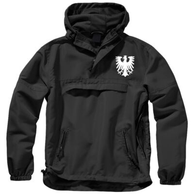 Herren Männer Windbreaker Frankfurt schwarz weiss schlupfjacke herbst sommer