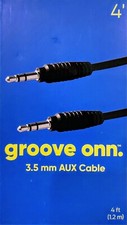 Groove Onn 3.5 mm 4' AUX Cable NIB