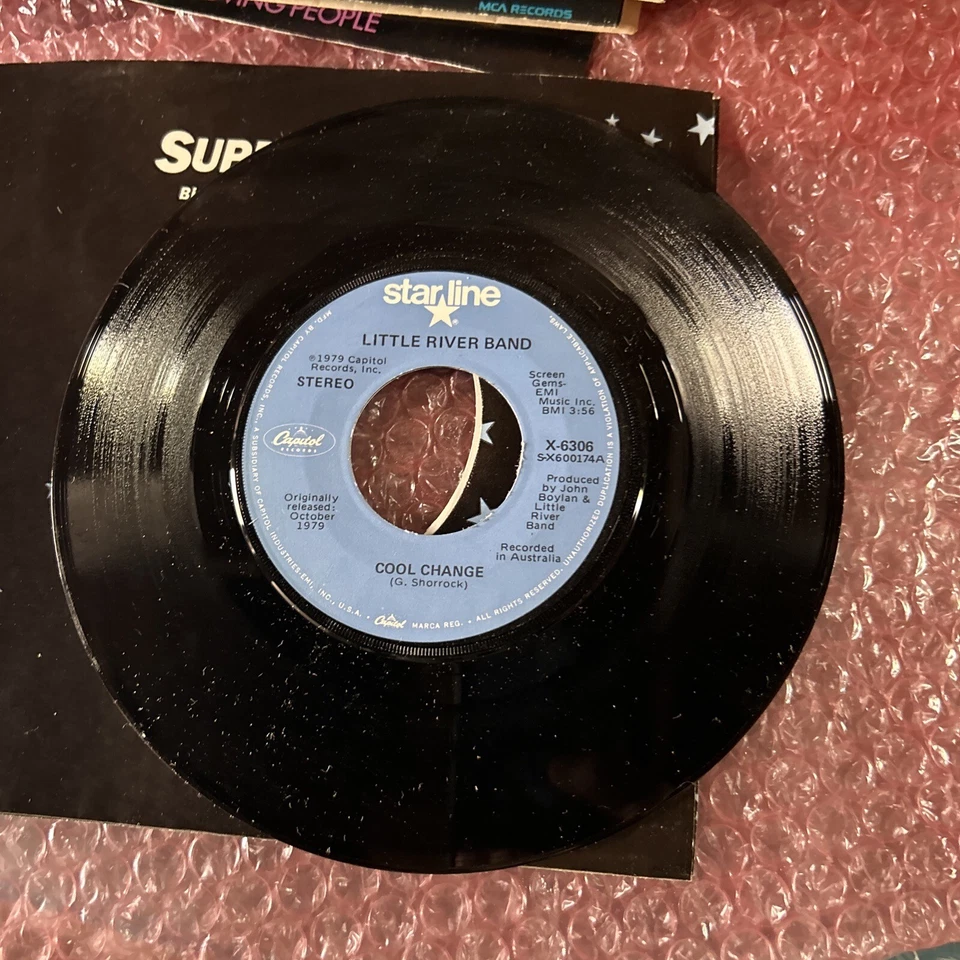 45 Little River Band Cool Change/It's Not A Wonder Star Line Capitol - Image 3 of 4
