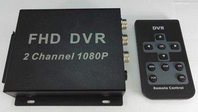 Mini FHD DVR Recorder HD 1080P Support SD Card 128GB Real time 2Ch CCTV DVR