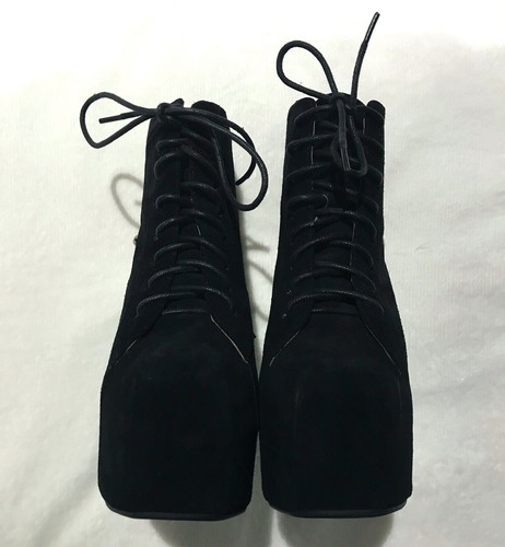 Jeffrey Campbell Boots | Women's | Lita Claw | Black Suede | Platform | UK 4 - Picture 4 of 24