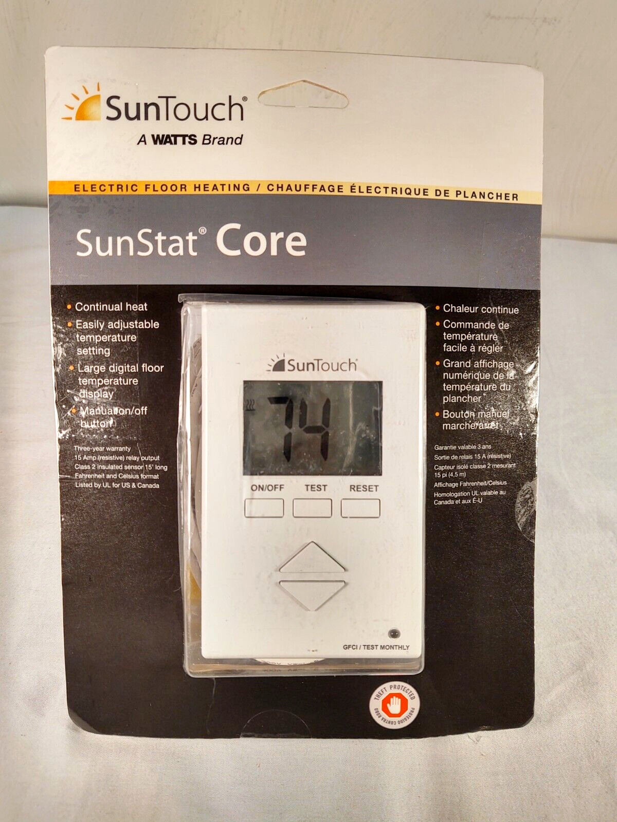 SunTouch SunStat Core Digital Thermostat for Electric Floor Heating - 81019087