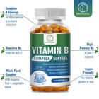 Vitamin B Complex 120 Capsules With Vitamin C - High Potency