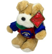 Vintage Christmas Puppy Dog Stuffed Plush Holiday Dan Dee Snowflake Friends 2002