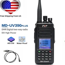 TYT MD-UV390PLUS IP67 Dual Band Radio 5W AES256 Encryption DMR Digital Radios