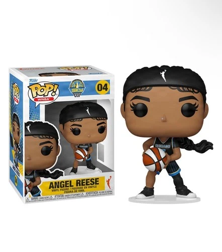 Funko Pop! WNBA Chicago Sky : Angel Reese #04 With Pop Protector FREE SHIPPING