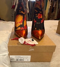 Christian Louboutin Multicolor Patent Leather...