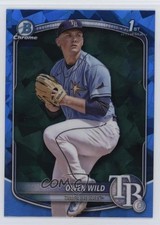 2025 Bowman Sapphire Edition Chrome Prospects Owen Wild #BCP-14 19l7