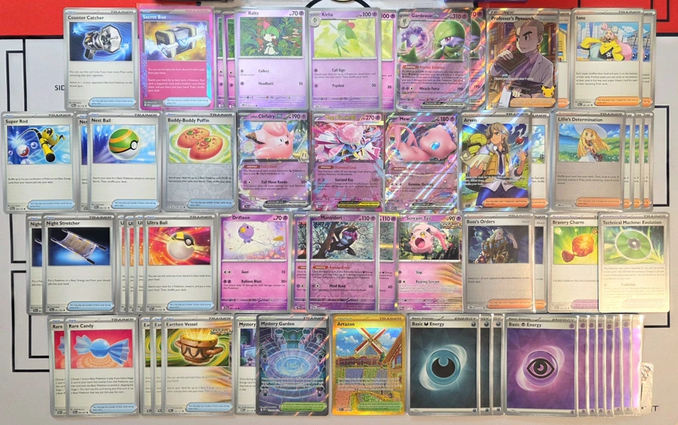 Mega Diancie Ex & Gardevoir Ex - Pokémon TCG - OutTheBoxTCG Custom Meta Decks - Image 3 of 4