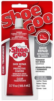 Shoe Goo Adhesive Glue, Shoe Repair, Clear, 110010, 3.7 Fl. Oz.