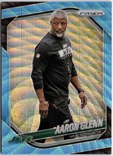 2025 Panini Prizm #47 Aaron Glenn Blue Wave #/230